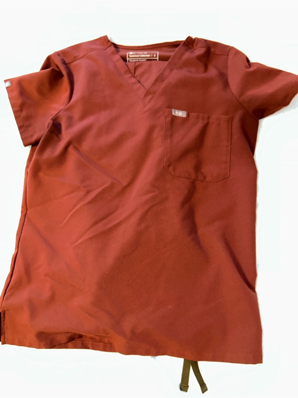 Figs Womenβs V-Neck Scrub set - Coral